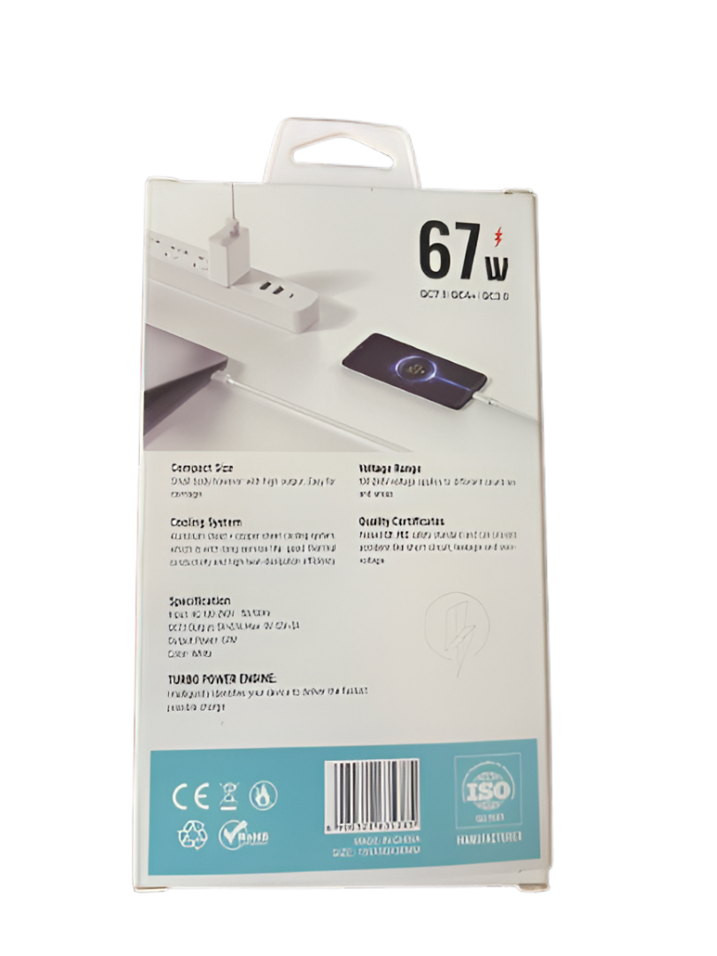 65W Brzi USB Punjač sa 2 Porta