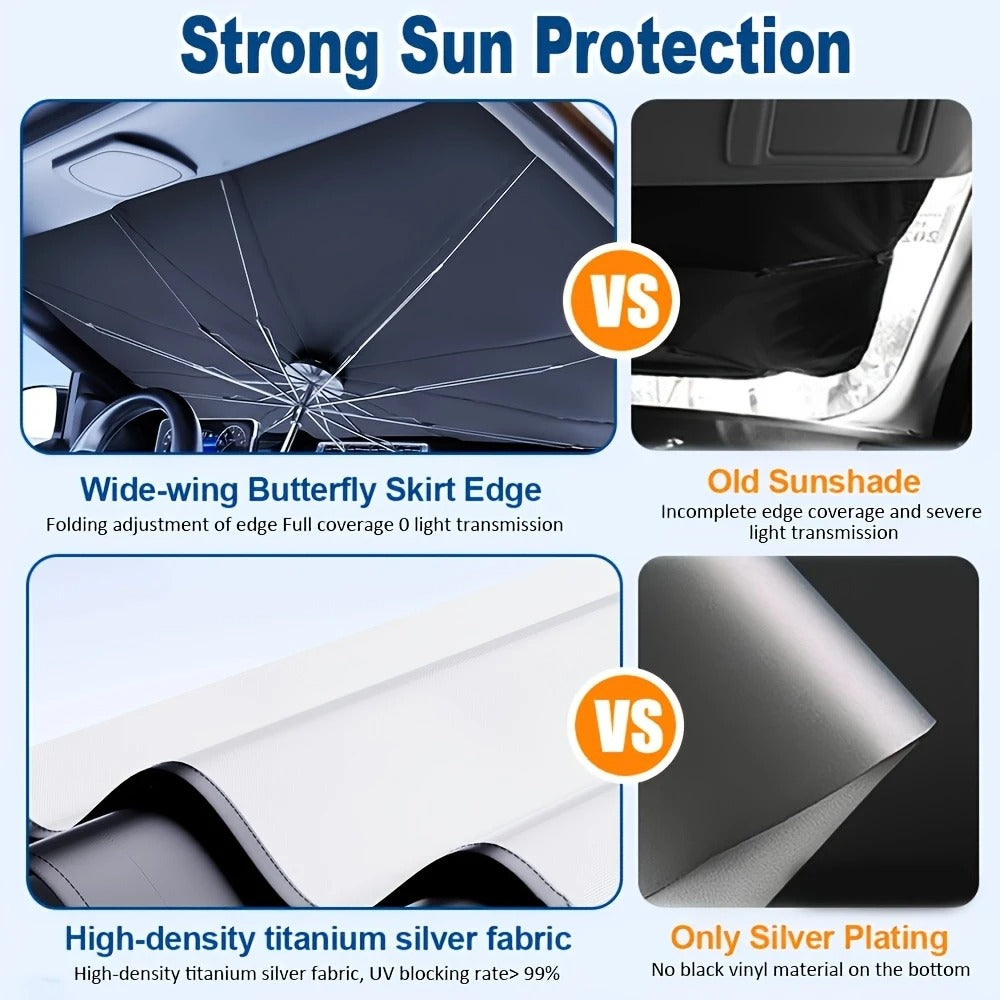🌞 Auto Suncobran-Parasol – Efikasna zaštita od sunca, brzo sklapanje kao kišobran!