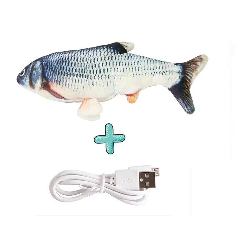 Ulepšaj dan svojoj mački– Plišana Ribe sa Pokretom