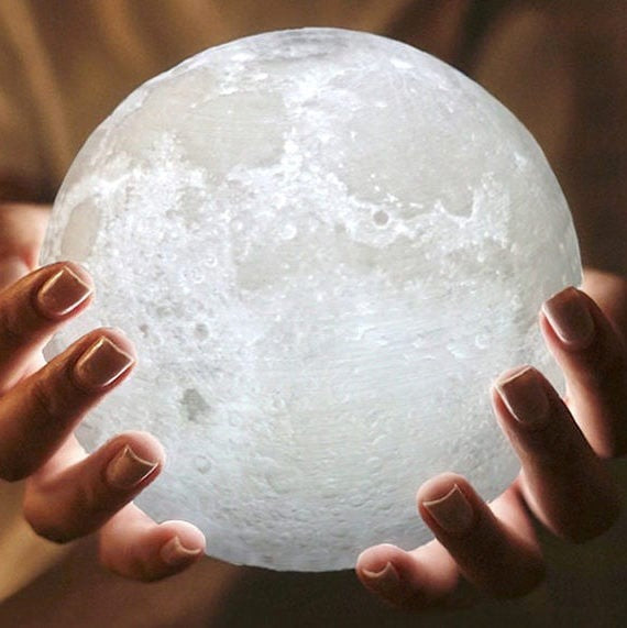 Moon lamp-Ulepšaj Prostor!