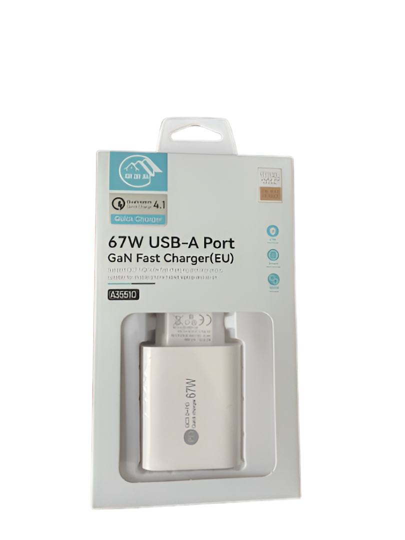 65W Brzi USB Punjač sa 2 Porta