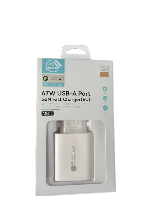 65W Brzi USB Punjač sa 2 Porta