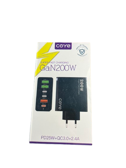 Ultra Brzi 200W Punjač – Snaga Bez Kompromisa ⚡